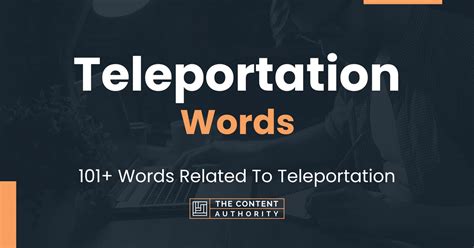 Teleport Words .